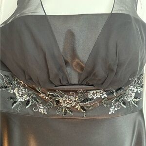 Woman’s Satin Halter Dress